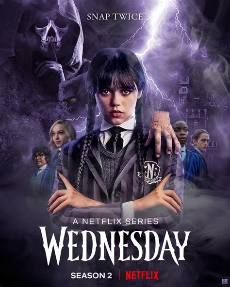 Wednesday Season 2 Concept Poster Nsfx Studios Posterspy