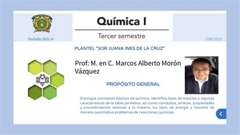 Presentación De Química I