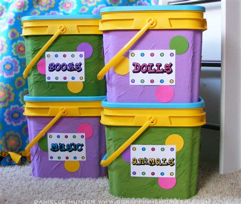 Great savings & free delivery / collection on many items. Snap & Scrap: Kids Craft Idea: Upcycled Toy Storage Containers