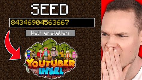 Ich Finde Den Youtuber Insel Seed In Minecraft 😍🏝 Youtube