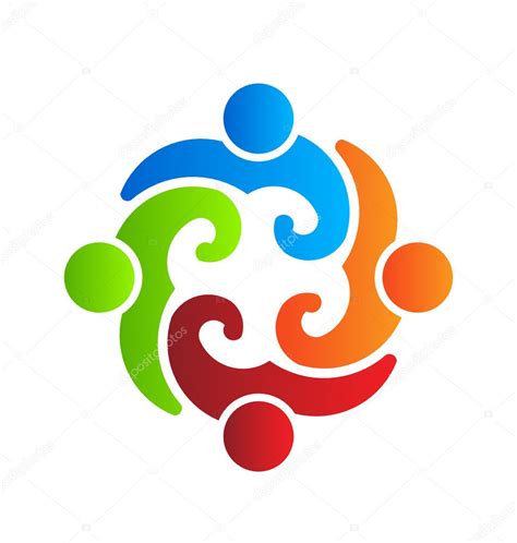 Group 4 Logo Design Element — Stock Vector © Deskcube 26366741