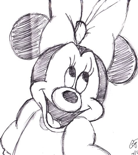 Disney Drawings Minnie Mouse By Chaoskitty1257 On Deviantart