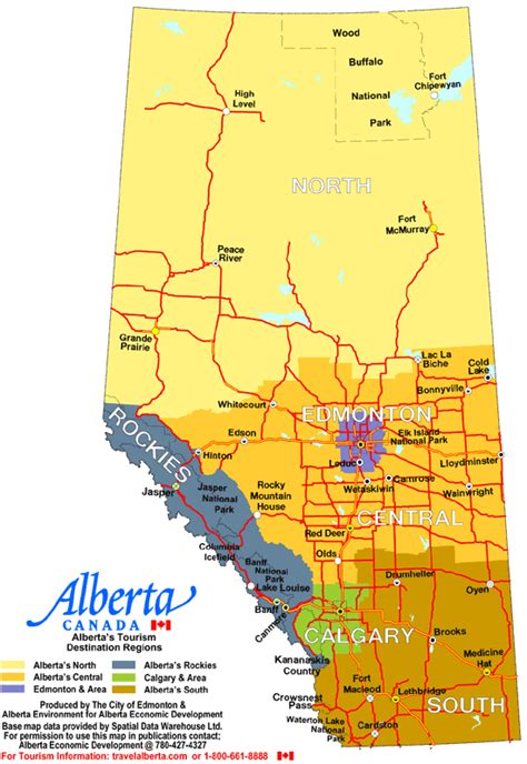 Alberta Crown Land Map Color 2018