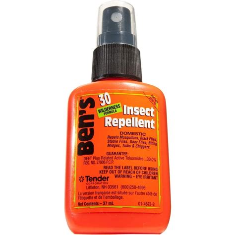 4 Pack Bens 30 Deet Mosquito Tick And Insect Repellent 37ml Pump