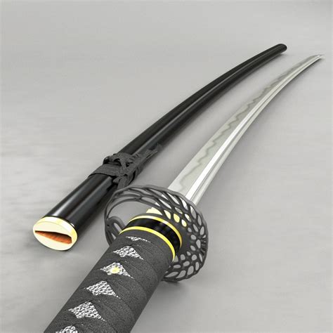 3d Model Katana Sword