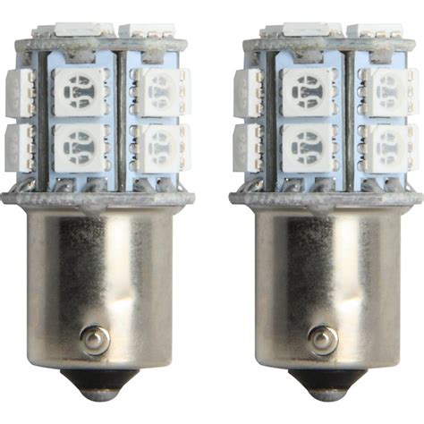 Pilot Automotive 1156 Led Bulb Smd 15 Led Red 2 Piece 867706 Pep Boys