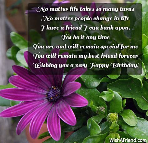 Check spelling or type a new query. No matter life takes so many, Best Friend Birthday Wish
