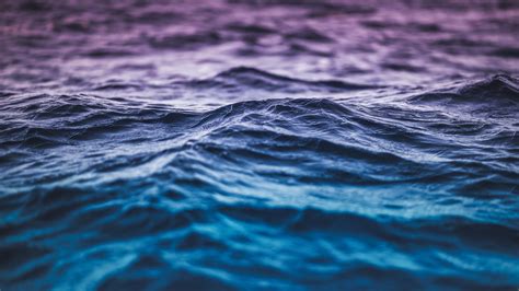Blue And Purple Gradient Waves Wallpaper 4k Ultra Hd Id3453