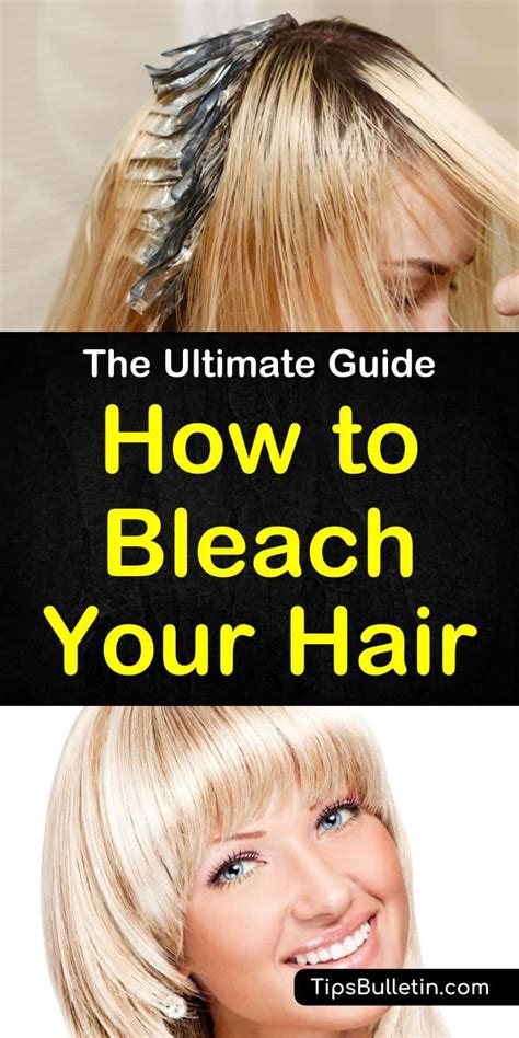 How To Bleach Hair At Home Pjawebound