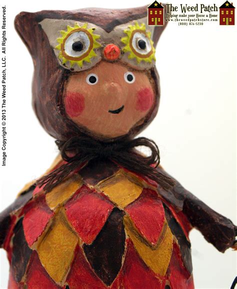 Hoot N Hollar Lori Mitchell Figurine The Weed Patch