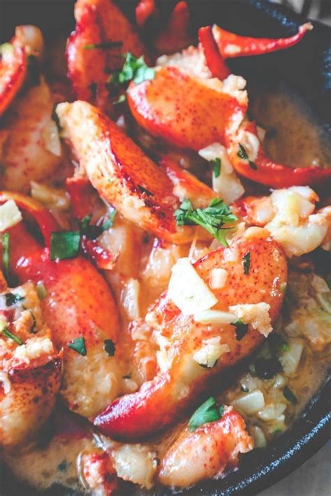 Easy Garlic Butter Lobster Skillet Recipe Sweet Cs