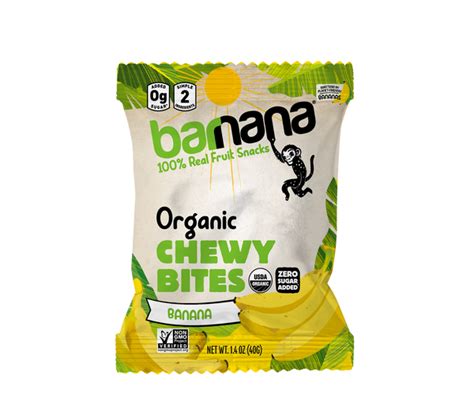 Organic Peanut Butter Banana Bites Barnana