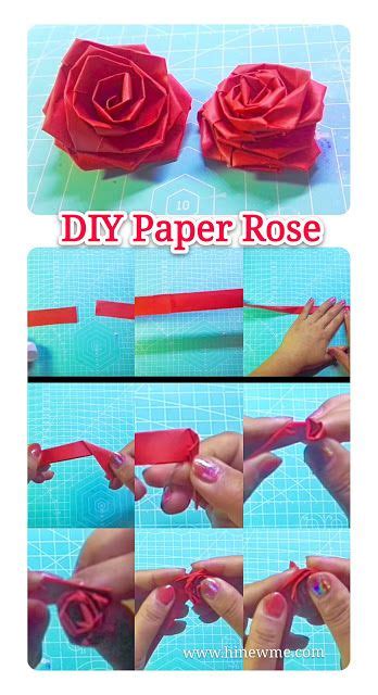 How To Origami Paper Rose Flower Step By Step Diy，come To See My