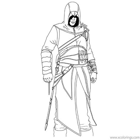 Connor Assassin S Creed Coloring Pages