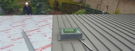First, your roofers should lay down an ice and water shield over the entire roof. Metal Roofing Decking, Battens, and Underlayment Facts