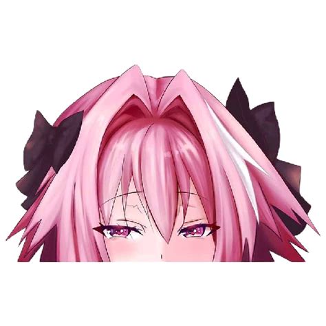 Fateapocrypha Astolfo Serious Vinyl Car Peeker Sticker Little Sticker Store