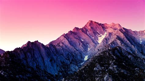 Pink Sky 4k Ultra Hd Mountains Wallpaper Free Download