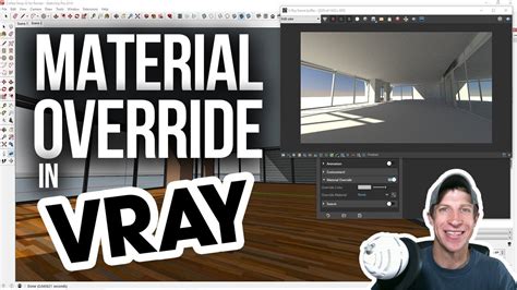 Preview Lighting In Vray With Material Override Vray For Sketchup