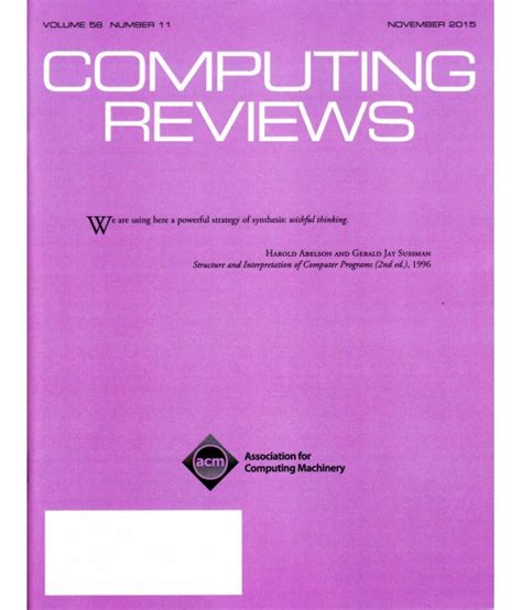 Computing Reviews Philippine Distributor Of Magazines Books