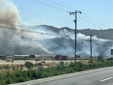 Evacuation orders lifted after brush fire erupts in Riverside County