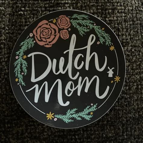 Dutch Bros Brothers Rare Sticker Mother’s Day Mom May 2018 Roses Windmill Strong 14 00 Picclick
