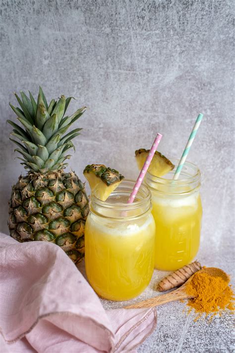 Rezept Ananas Kurkuma Limonade Perfekt für den Sommer Projekt