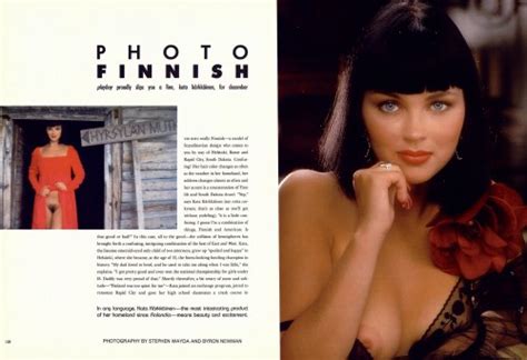 Kata Karkkainen Miss December 1988