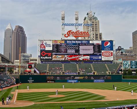 Последние твиты от cleveland indians (@indians). Cleveland Indians at Progressive Field Photograph by MB ...