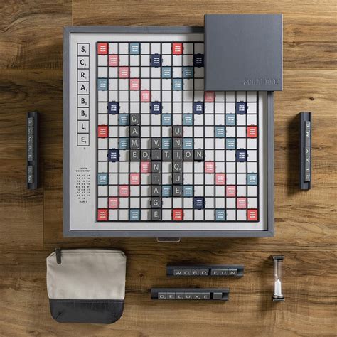 Buy Ws Game Company Scrabble Deluxe Designer Edition With Rotating