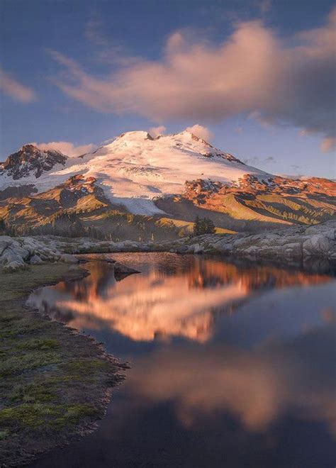 Cloud Frame By Trevor Anderson ~ Mt Baker Washington State Scenery