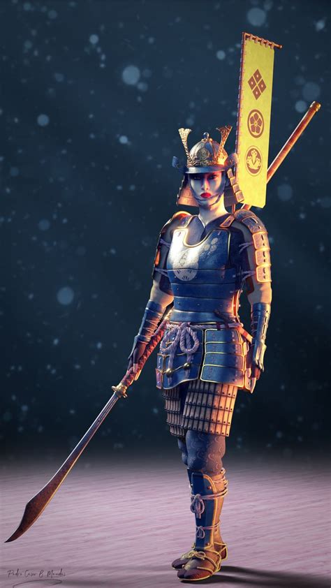 pin en female samurai