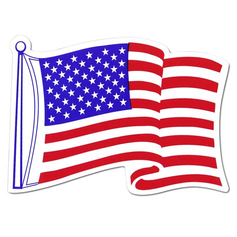 Waving American Flag Clip Art Png