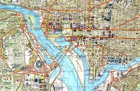 Hyper Detailed Soviet Maps Of Washington — Architect Of