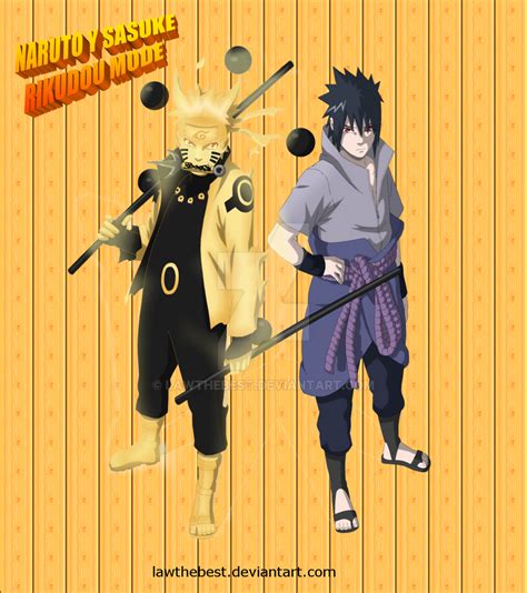 Naruto Y Sasuke Rikudou Mode By Lawthebest On Deviantart