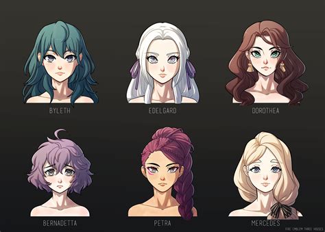 Kinkymation On Twitter First Batch Of Fire Emblem Three Houses Face