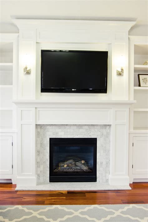 White Tile Fireplace Surround Fireplace Design Ideas