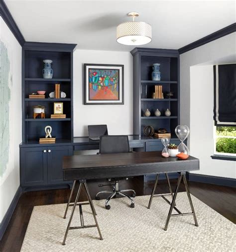 Blue Home Office Design Ideas