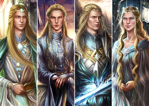 Galadriel And Her Three Older Brothers The Oldest Finrod Became The