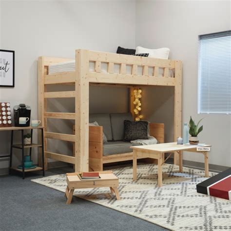 This is a very simple modification of my 2x4 bunk bed plans. RYOBI NATION - DIY LOFT BED | Diy loft bed, Loft bed plans ...
