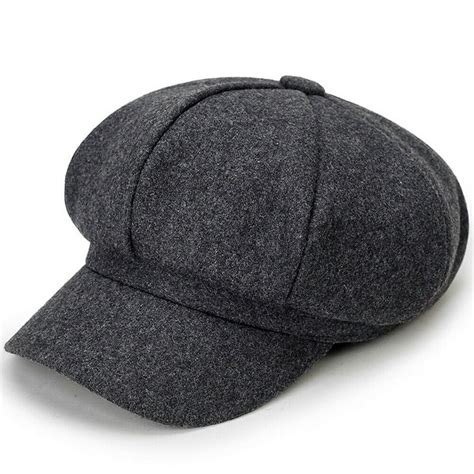 Artist Vintage Newsboy Cabbie Peaked Beret Cap Warm Baker Boy Visor Hat