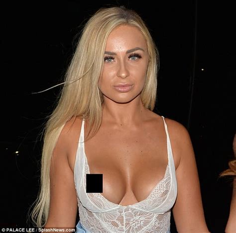 Survival Of The Fittest Star Georgia Cole Suffers Wardrobe Malfunction