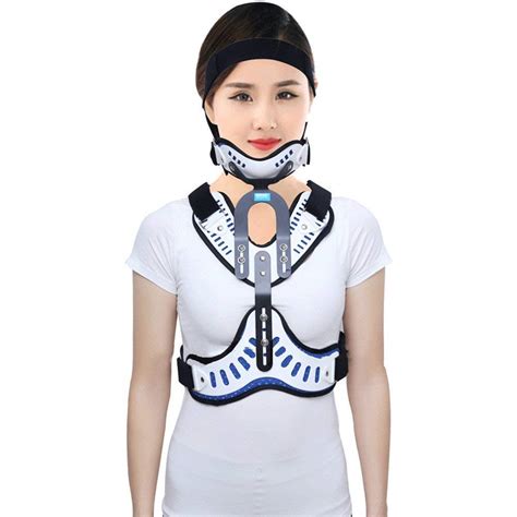 Buy Head Neck Chest Orthosis Medical Cervical Vertebra Fixation