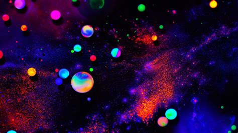 Colorful Neon Dots Rounds Hd Neon Wallpapers Hd Wallpapers Id 76252