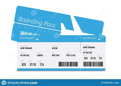 Airplane Tickets Isolated On White Stock Image Image Of Event Paper