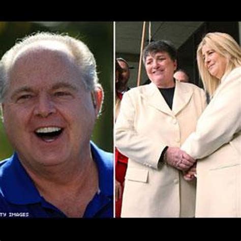 Rush Limbaugh Targets Lesbian Couple Getting Divorced Robin Tyler And