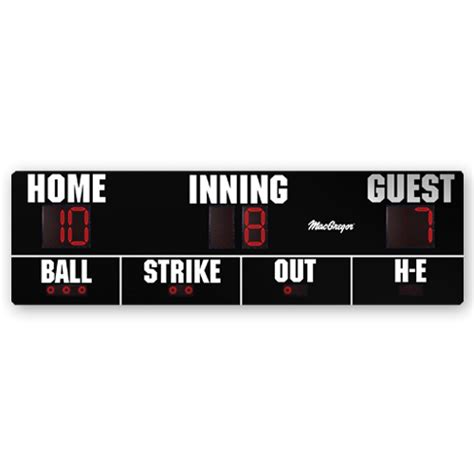 Macgregor Baseball Scoreboard 16x6