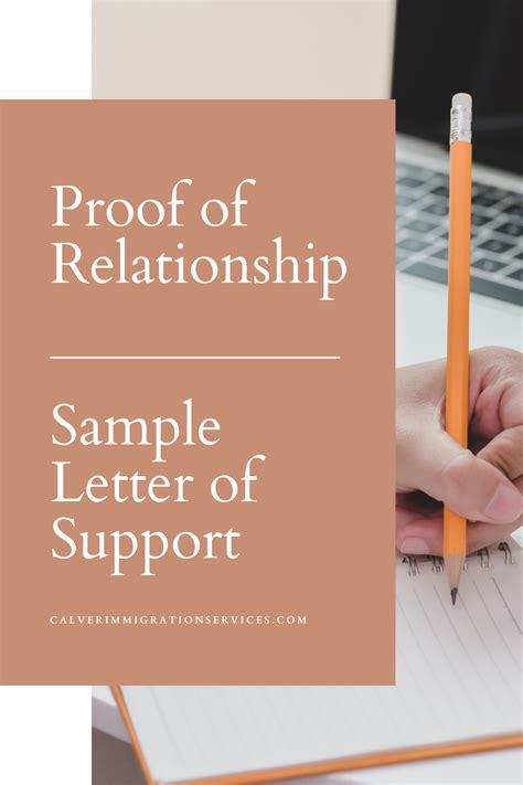 Sample Proof Of Relationship Letter