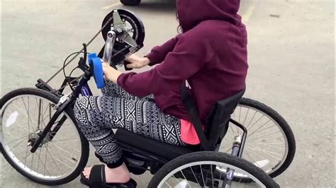 Hand Cycling C5 C6 Incomplete Quadriplegic Youtube