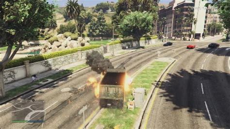 Gta5 Ps5 New Fire And Car Explosion Youtube