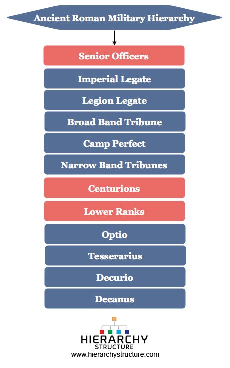 Ancient Roman Military Hierarchy Roman Army Rank Structure